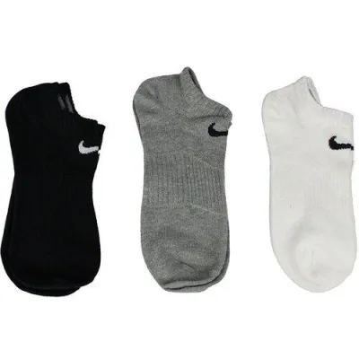 Шкарпетки Nike Lightweight No-Show 3-pack 34-38 black/gray/white SX4705-901 - 2 - Robinzon.ua