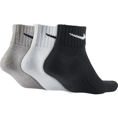 Носки Nike Value Cush Ankle 3-pack 34-38 black/gray/white SX4926-901 - 1 - Robinzon.ua