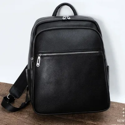 Чоловічий шкіряний рюкзак для поїздок і прогулянок чорний Tiding Bag 75362 - 1 Чоловічий шкіряний рюкзак для поїздок і прогулянок чорний Tiding Bag 75362 - 1 - Robinzon.ua