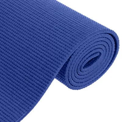 Коврик для йоги и фитнеса Power System PS-4014 PVC Fitness-Yoga Mat Blue (173x61x0.6) - 4 - Robinzon.ua