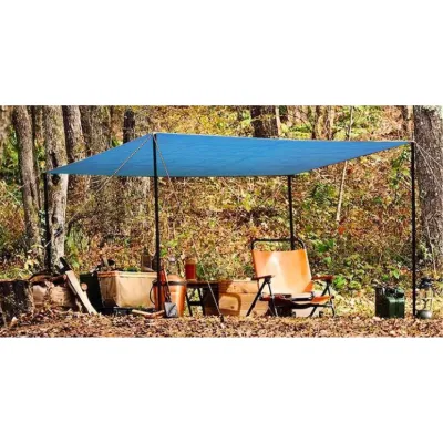 Большой пляжный, кемпинговый коврик Retoo 240х200 см ЧЕРНЫЙ - 6 - Robinzon.ua