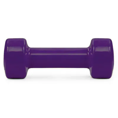Гантелі вінілові PowerPlay 4125 Achilles 2*2.5 кг. Фіолетові (пара - 2шт.) - 2 - Robinzon.ua