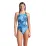 Купальник закритий для женщин Arena BLUE FLOWERS SWIMSUIT V BACK синий, черный Жен 38 009027-850 38 - 2 - Robinzon.ua