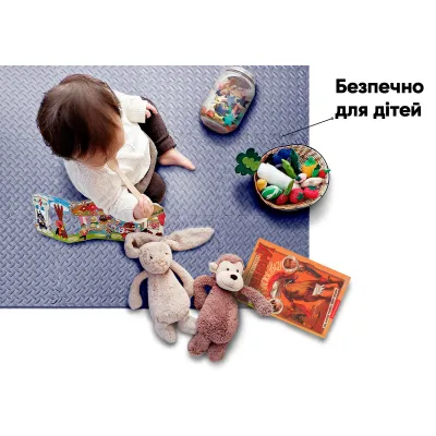 Татамі мат EasyFit 8 шт (30х30х1 см) хвіст ластівки сіній - 5 Татамі мат EasyFit 8 шт (30х30х1 см) хвіст ластівки сіній - 5 - Robinzon.ua