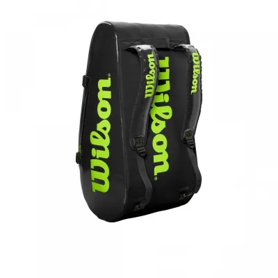 Тенісний Чохол Wilson Super Tour 3 Compartment Black/Green (WR8004101001) - 3 - Robinzon.ua