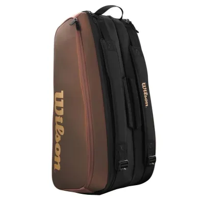 Тенісна сумка Wilson SUPER TOUR PRO STAFF V14 9PK RACKET BAG Коричневий Чорний (WR8024501001) - 3 - Robinzon.ua