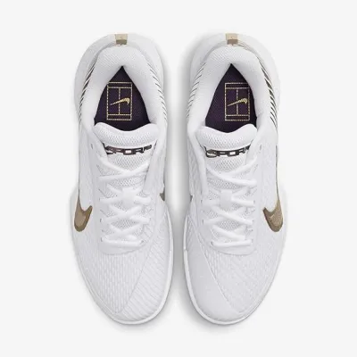 Жіночі Кросівки Nike ZOOM VAPOR PRO 2 HC Білий Золотий 41 (HF3631-100 41) - 5 - Robinzon.ua