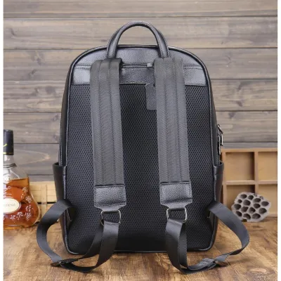 Рюкзак мужской кожаный. Черный городской рюкзак для ноутбука и документов Tiding Bag 13292 - 2 Рюкзак мужской кожаный. Черный городской рюкзак для ноутбука и документов Tiding Bag 13292 - 2 - Robinzon.ua