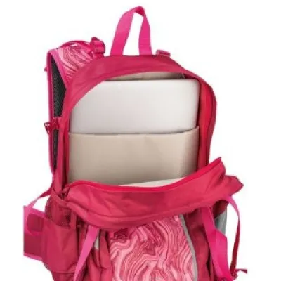 Жіночий рюкзак з посиленою спинкою 22L Topmove малиновий - 3 - Robinzon.ua