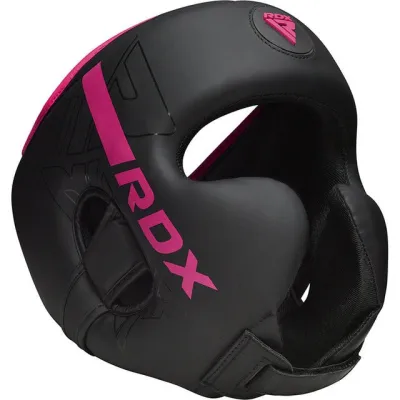 Боксерський шолом RDX F6 KARA Matte Pink S (капа в комплекті) - 1 Боксерський шолом RDX F6 KARA Matte Pink S (капа в комплекті) - 1 - Robinzon.ua