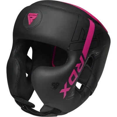 Боксерський шолом RDX F6 KARA Matte Pink S (капа в комплекті) - 2 Боксерський шолом RDX F6 KARA Matte Pink S (капа в комплекті) - 2 - Robinzon.ua