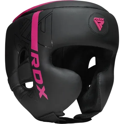 Боксерський шолом RDX F6 KARA Matte Pink S (капа в комплекті) - 3 Боксерський шолом RDX F6 KARA Matte Pink S (капа в комплекті) - 3 - Robinzon.ua