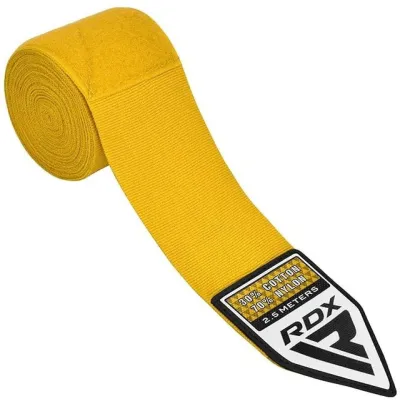 Бинти для боксу RDX Hand Wraps Yellow (2.5м.) - 1 Бинти для боксу RDX Hand Wraps Yellow (2.5м.) - 1 - Robinzon.ua