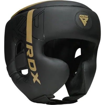 Боксерський шолом RDX F6 KARA Matte Golden S (капа в комплекті) - 4 Боксерський шолом RDX F6 KARA Matte Golden S (капа в комплекті) - 4 - Robinzon.ua