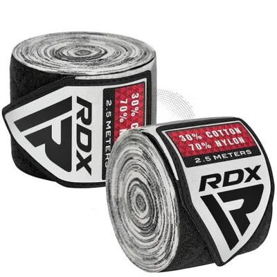Бинти для боксу RDX Hand Wraps CAMO Grey (2.5м.) - 1 Бинти для боксу RDX Hand Wraps CAMO Grey (2.5м.) - 1 - Robinzon.ua