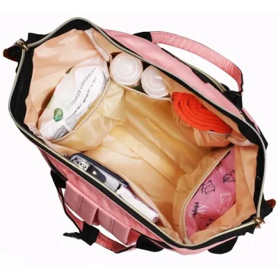 Рюкзак-сумка для мами 12L Living Traveling Share рожевий - 3 Рюкзак-сумка для мами 12L Living Traveling Share рожевий - 3 - Robinzon.ua