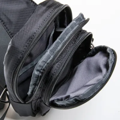 Мужская сумка Lanpad черная - 3 - Robinzon.ua