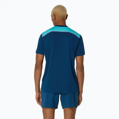 Чоловіча Футболка Asics PADEL COURT SS TOP Синій XL (2041A349-401 XL) - 1 - Robinzon.ua