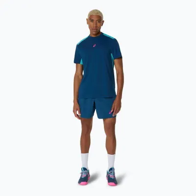 Чоловіча Футболка Asics PADEL COURT SS TOP Синій XL (2041A349-401 XL) - 4 - Robinzon.ua
