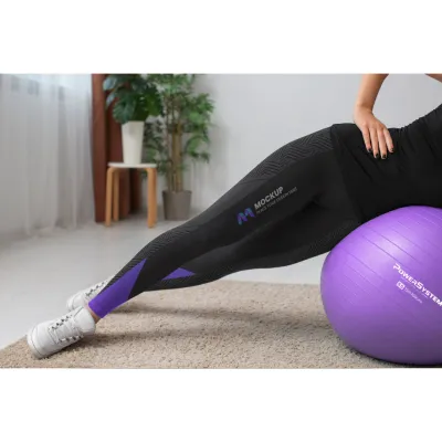 М'яч для фітнесу (фітбол) Power System PS-4018 &Oslash;85 cm PRO Gymball Purple - 2 - Robinzon.ua