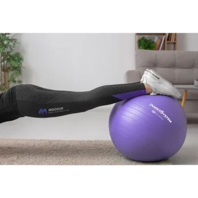 М'яч для фітнесу (фітбол) Power System PS-4018 &Oslash;85 cm PRO Gymball Purple - 4 - Robinzon.ua