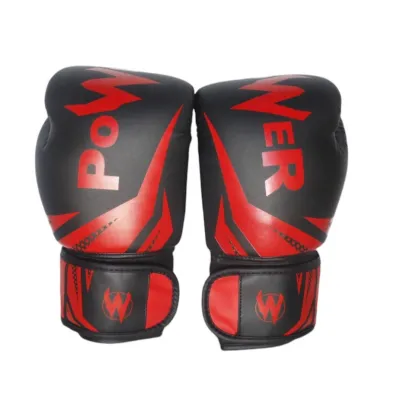 Боксерські рукавички на липучці чорно-червоні Power ZTQ-116 ЧК-12 - 1 Боксерські рукавички на липучці чорно-червоні Power ZTQ-116 ЧК-12 - 1 - Robinzon.ua