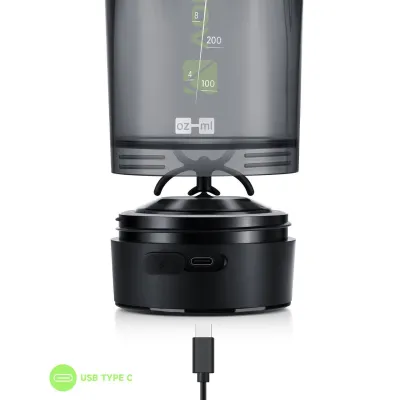 Шейкер спортивный электрический&nbsp;VOLTRX&nbsp;Gallium 600 мл.&nbsp;Tritan Green - 6 - Robinzon.ua