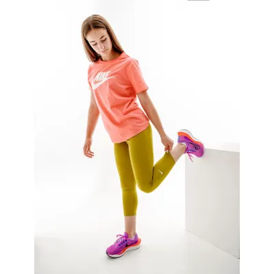 Женские Леггинсы Nike W NK ONE DF HR CROP TGHT  Хаки XS (7dDM7276-390 XS) - 3 - Robinzon.ua