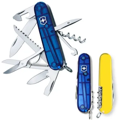 Складаний ніж Victorinox HUNTSMAN UKRAINE 13713.T2.8 - 6 Складаний ніж Victorinox HUNTSMAN UKRAINE 13713.T2.8 - 6 - Robinzon.ua