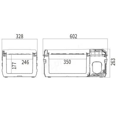 Компресорний автохолодильник Alpicool NL15 (15 літрів). До -20℃. Живлення 12, 24, 220 вольт - 2 Компресорний автохолодильник Alpicool NL15 (15 літрів). До -20℃. Живлення 12, 24, 220 вольт - 2 - Robinzon.ua