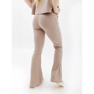 Жіночі Штани Nike W NSW RIB JRSY PANT Бежевий S (7dDV7868-272 S) - 1 - Robinzon.ua