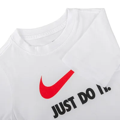 Дитяча Футболка Nike B NSW TEE JDI SWOOSH Сірий XS (AR5249-100 XS) - 2 - Robinzon.ua