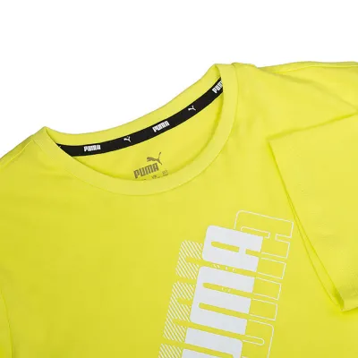 Дитяча Футболка Puma Power Logo Tee Жовтий 104 (84729629 104) - 1 - Robinzon.ua