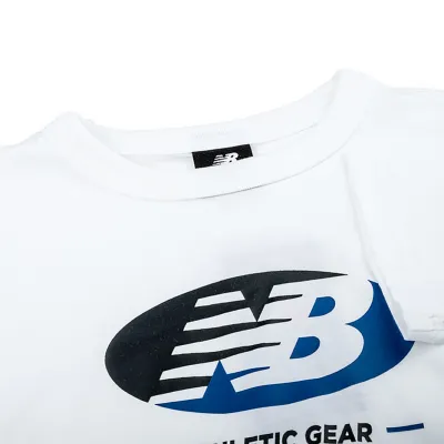 Дитяча Футболка New Balance Essentials Reimagined Graphic Білий S (YT31517WT) - 2 - Robinzon.ua