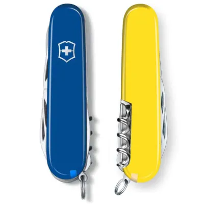 Складаний ніж Victorinox CLIMBER UKRAINE 13703.2.8 - 4 - Robinzon.ua