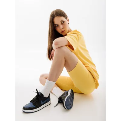 Жіночі Шорти Nike W NSW ESSNTL MR BIKER SHORT Жовтий  S (7dCZ8526-795 S) - 2 - Robinzon.ua