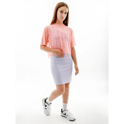 Жіноча Футболка Nike W NSW AIR AOP MESH SS CROP TOP Рожевий  S (7dDV8245-611 S) - 4 - Robinzon.ua