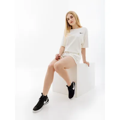 Жіноча Футболка Nike W NSW RIB JRSY SS TOP Бежевий L (7dDV7870-133 L) - 1 - Robinzon.ua