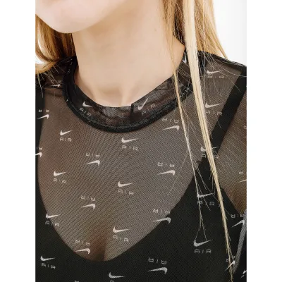Женская Футболка Nike W NSW AIR AOP MESH SS CROP TOP Черный M (7dDV8245-010 M) - 3 Женская Футболка Nike W NSW AIR AOP MESH SS CROP TOP Черный M (7dDV8245-010 M) - 3 - Robinzon.ua