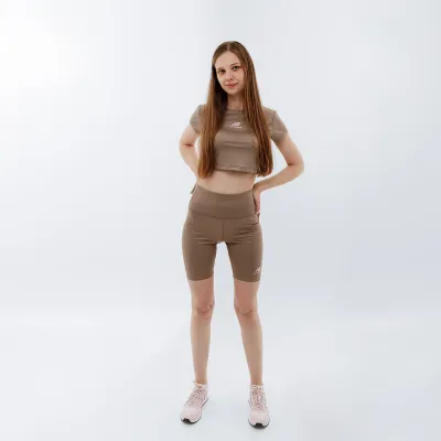 Жіноча Футболка New Balance Athletics Pearl Коричневий L (7dWT31556MS L) - 2 - Robinzon.ua