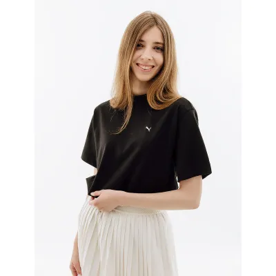 Жіноча Футболка Puma YONA SUNP Mock Neck Tee Чорний XS (7d53797701 XS) - 2 Жіноча Футболка Puma YONA SUNP Mock Neck Tee Чорний XS (7d53797701 XS) - 2 - Robinzon.ua