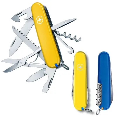 Складной Нож Victorinox HUNTSMAN UKRAINE 13713.8.2 - 1 - Robinzon.ua