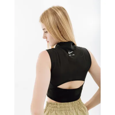 Женский Топ Nike W NK DF AIR CROP TANK Черный L (7dDX0284-010 L) - 3 - Robinzon.ua