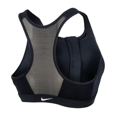 Жіночий Топ Nike W NK DF SWSH ZIP FRONT BRA Чорний XS (DD1205-010) - 3 Жіночий Топ Nike W NK DF SWSH ZIP FRONT BRA Чорний XS (DD1205-010) - 3 - Robinzon.ua