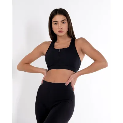 Жіночий Топ Nike W NK DF SWSH ZIP FRONT BRA Чорний XS (DD1205-010) - 5 Жіночий Топ Nike W NK DF SWSH ZIP FRONT BRA Чорний XS (DD1205-010) - 5 - Robinzon.ua
