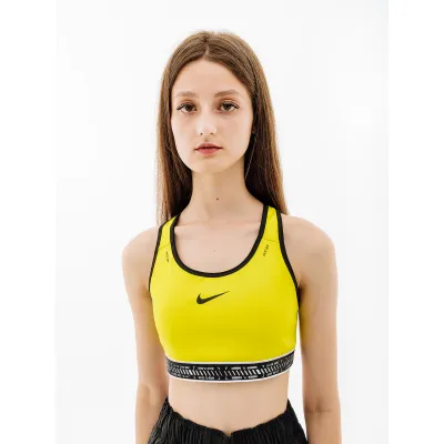 Жіночий Топ Nike W NK SWSH ON THE RUN BRA Салатовий S (7dDV9914-308 S) - 4 Жіночий Топ Nike W NK SWSH ON THE RUN BRA Салатовий S (7dDV9914-308 S) - 4 - Robinzon.ua