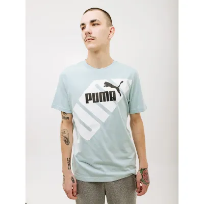 Чоловіча Футболка Puma POWER Graphic Tee Бірюзовий L (7d67896022 L) - 2 Чоловіча Футболка Puma POWER Graphic Tee Бірюзовий L (7d67896022 L) - 2 - Robinzon.ua
