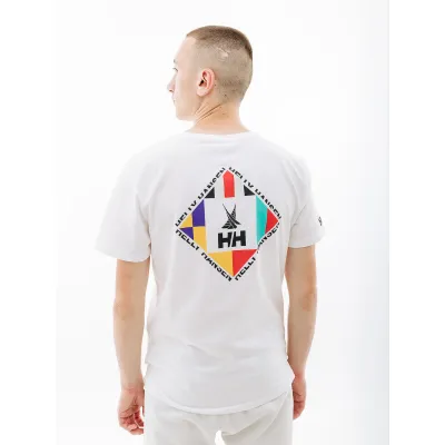 Мужская Футболка HELLY HANSEN SHORELINE T-SHIRT 2.0 Белый XL (7d34222-002 XL) - 3 - Robinzon.ua