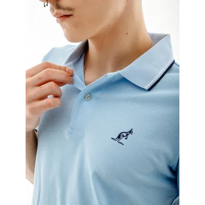 Чоловіча Футболка AUSTRALIAN 2-STRIPE PIQUE' POLO S-FIT Блакитний 2XL (7dLSUPO0004-440 2XL) - 2 Чоловіча Футболка AUSTRALIAN 2-STRIPE PIQUE' POLO S-FIT Блакитний 2XL (7dLSUPO0004-440 2XL) - 2 - Robinzon.ua