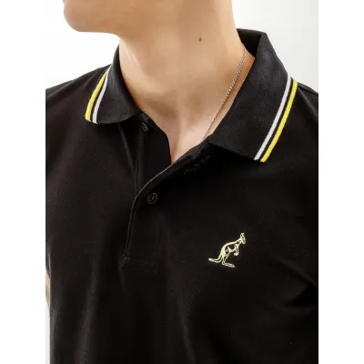 Чоловіча Футболка AUSTRALIAN 2-STRIPE PIQUE' POLO S-FIT Чорний S (7dLSUPO0004-003A S) - 2 Чоловіча Футболка AUSTRALIAN 2-STRIPE PIQUE' POLO S-FIT Чорний S (7dLSUPO0004-003A S) - 2 - Robinzon.ua